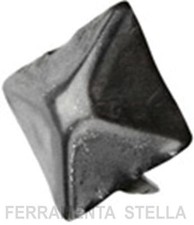 PEZZI 2 BORCHIA BORCHIETTA FORGIATA BORCHIE FERRO BATTUTO PORTE PORTONI 25 CM 