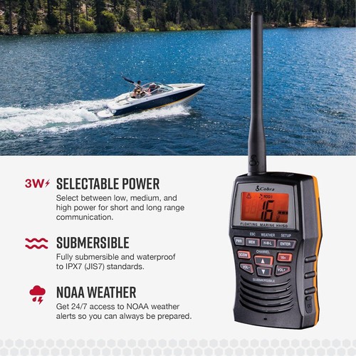Cobra marine radio mr hh150 - cobra,