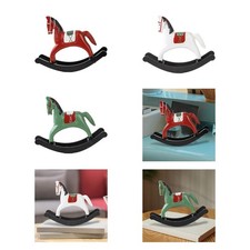 Statua di cavallo a dondolo multifunzione, decorazione per tavolo da ufficio