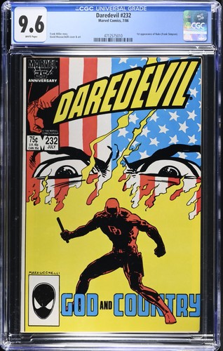 Daredevil 232 cgc - daredevil, #232