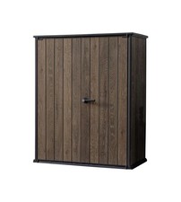 PORTATTREZZI MULTIUSO KETER "VERTICAL SHED WALNUT" IN RESINA EFFETTO LEGNO 14...