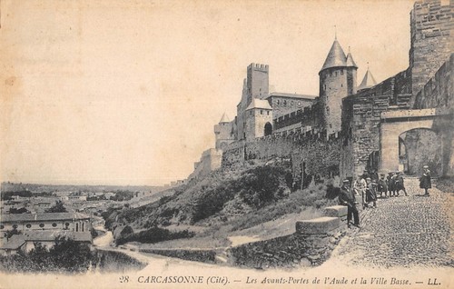Cpa carcassone les - carcassone,