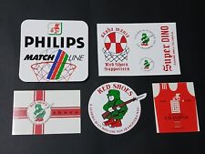 BASKET OLIMPIA MILANO RED SHOES ADESIVI LOTTO 5 PEZZI