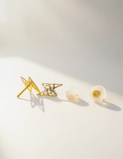 Orecchini fulmine oro