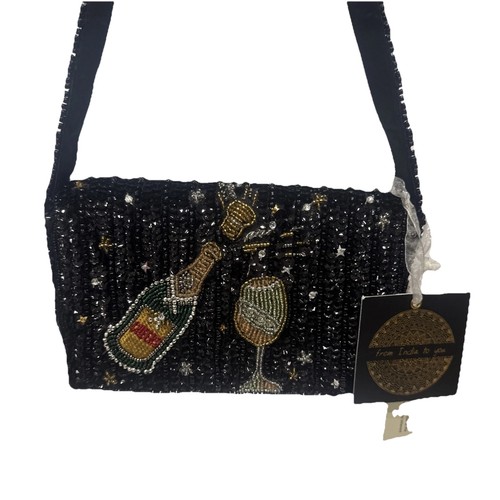 Borsa tracolla nera con - a,