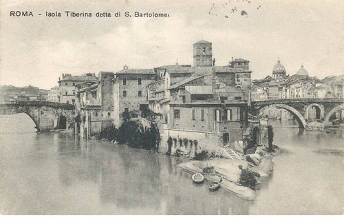 Italie roma isola tiberina - italie,