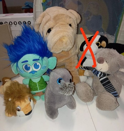 Lotto pezzi peluche pupazzi - peluche,