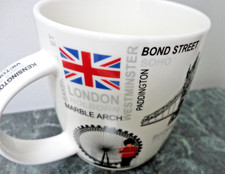 STERLING PRODUCTS LONDON DESIGNED UK SOUVENIR BONE CHINA COFFEE TEA MUG CUP 8 OZ
