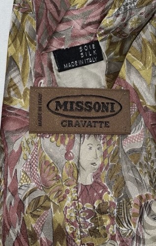 Cravatta missoni 100 seta - missoni, 100%