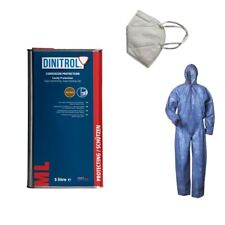 5 litri Dinitrol ML protezione sottoscocca fortemente corrosiva + tuta + maschera
