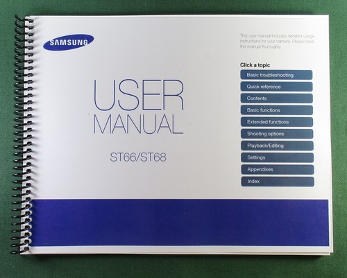 Samsung st66 st68 manuale - /,