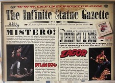 The Infinite Statue Gazette Zagor Dylan Dog Martin Mystere raro Depliant
