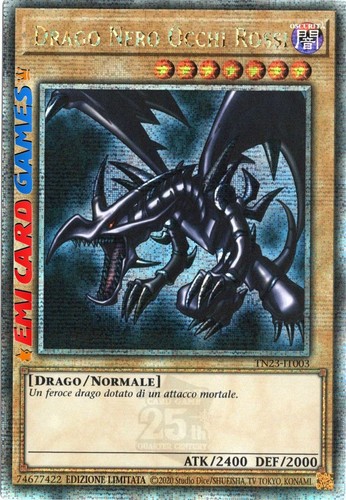 Drago nero occhi rossi - drago,