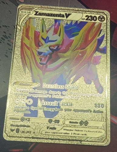 Carta pokémon zamazenta - pokémon,