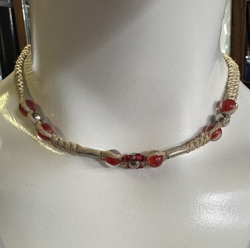 Collana girocollo perline - collana,