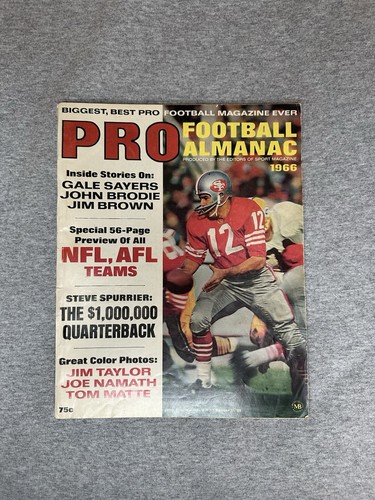 1966 pro football - pro, almanacco
