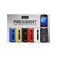 BRONDI PRESIDENT 3'' DUAL SIM SLIM FLIP RADIO FM 1,3MP GOLD
