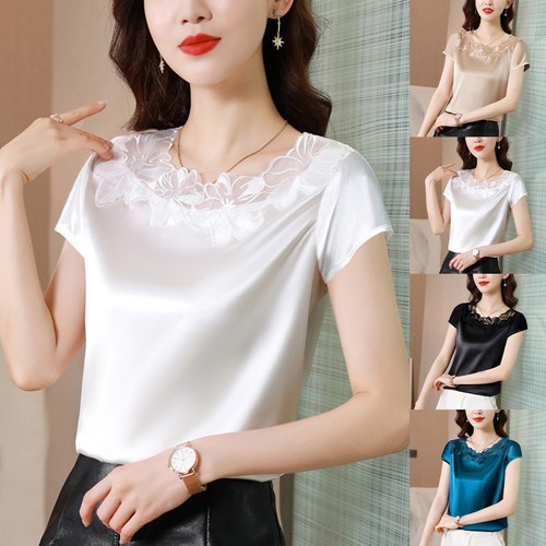 Shirt donna finitura raso - t-shirt,