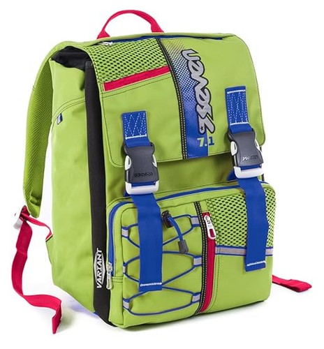 Zaino scuola seven verde - scuola,