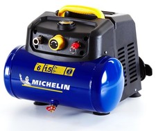 Michelin Compressore d'Aria Portatile MBL6, Compressore Aria Oil-Free da 6 Litri