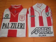 LOTTO STOCK MAGLIE VICENZA 1997 1998 2000 2001 - ZAULI - MATCH WORN COPPA ITALIA