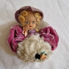 Vecchia bambola pannolenci 10x12 Cm - Old diapers doll