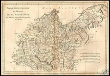 CARTA GEOGRAFICA ANTICA 1700