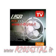 TABLE FAN 15cm METAL USB