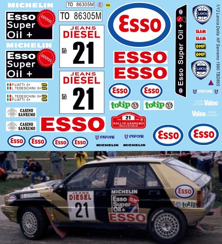 Decals per lancia delta - decals,