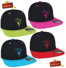 Cappello snapback TESCHIO SKULL visiera piatta skate rapper cotone cap RAP USA