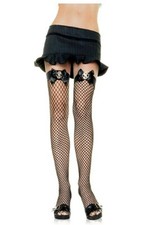 Dollar Sign Fishnet Thigh