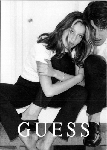 Cartolina fotografica guess - cartolina,