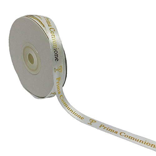 Nastro doppio raso bianco - raso, 10