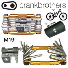 Crankbrothers Mini 19 bicicletta MTB ebike rivetto catena Torx multi strumento GoLD