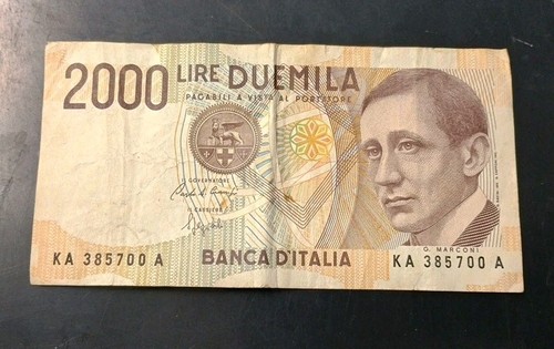 1990 italy 2000 lire - 1990,