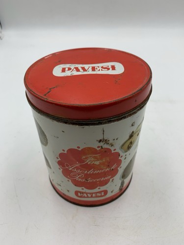 Scatola latta pavesi - scatola,