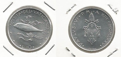 Vaticano paolo 10 lire - vaticano,