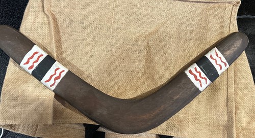 Autentico boomerang legno - autentico,