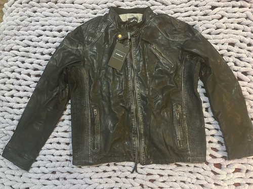 Giacca 100 pelle nera - pelle,
