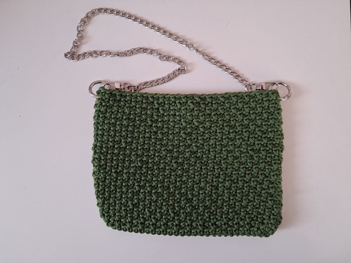 Borsa uncinetto fatta - borsa,