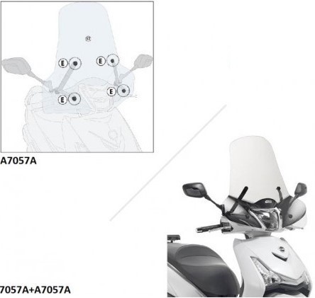 Kit completo parabrezza - , givi