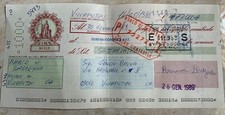Banconota cambiale 1000 - banconota,