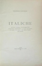 ITALICHE  PASTONCHI FRANCESCO