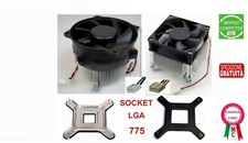 DISSIPATORE PROCESSORE SOCKET INTEL LGA 775 DC12V COOLING FAN 4-PIN ORIGINALE