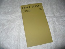 DOCUMENTI MARTANO/DUE N.35 GALLERIA D'ARTE CARLO CIUSSI 1971 MARCHIORI SEUPHOR 