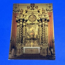 LECCE CHIESA DEL ROSARIO ALTARE CARTOLINA A COLORI