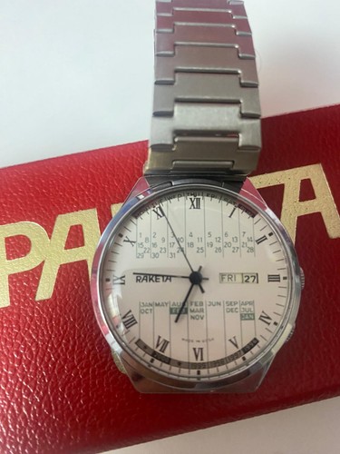 Orologio meccanico raketa con - meccanico,