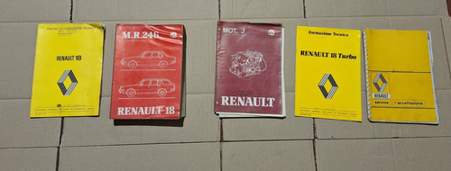 Set manuali officina renault - set,