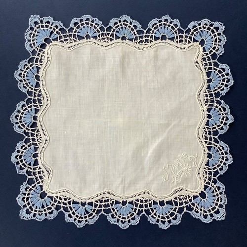 Fazzoletto antico con - , bel