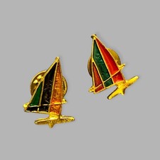 2x Pin Spilla Barca a Vela da